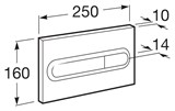 Кнопка смыва Roca PRO In-Wall PL1 белая - фото 65135 Кнопка смыва Roca PRO In-Wall PL1 белая - фото 65135