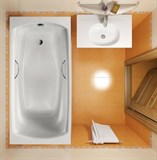 Стальная ванна Roca Swing 170 см - фото 65919 Стальная ванна Roca Swing 170 см - фото 65919
