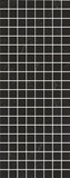 MM7204 Декор Алькала черный мозаичный 20х50 - фото 68023