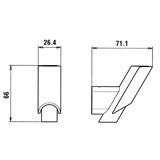 Крючок для халата Paini Morgana 73CR011 - фото 72289