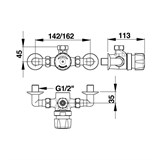 Порционный смеситель Presto Alpa S 35168 для душа - фото 72398 Порционный смеситель Presto Alpa S 35168 для душа - фото 72398