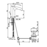 Смеситель Paini Ovo 86CR211WF2SKM для раковины - фото 73402 Смеситель Paini Ovo 86CR211WF2SKM для раковины - фото 73402