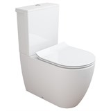 Набор Sanitana компакт CORAL: чаша BTW + сливной бачок + крышка slim с механизмом (микролифт) - фото 74993