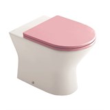 Набор Sanitana приставной INFANTIL: чаша BTW + крышка розовая - фото 75453