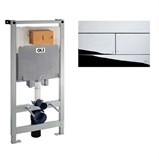 Комплект подвесного унитаза POP с сидением (микролифт) + инсталляцией и панелью управления - фото 76084