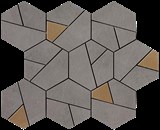 мозаика BOOST SMOKE MOSAICO HEX YELLOW 25x28,5 - фото 76154