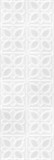 Плитка Lissabon рельеф квадраты белый 25х75 - фото 79081