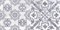 Настенная плитка декор1 Кампанилья 1641-0091 20x40 серый - фото 79524